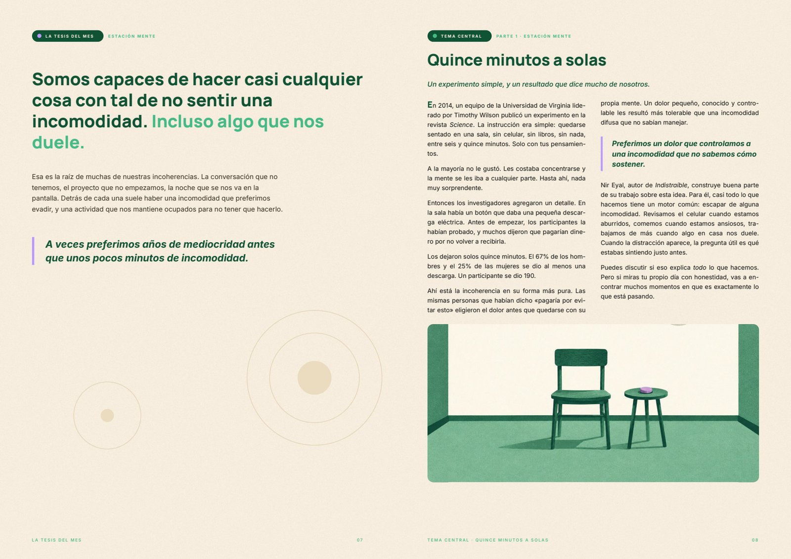 Interior de la Revista N°03 — la tesis del mes